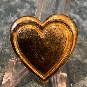 Vintage 1990's Gold The Variety Club Gold Heart Pin